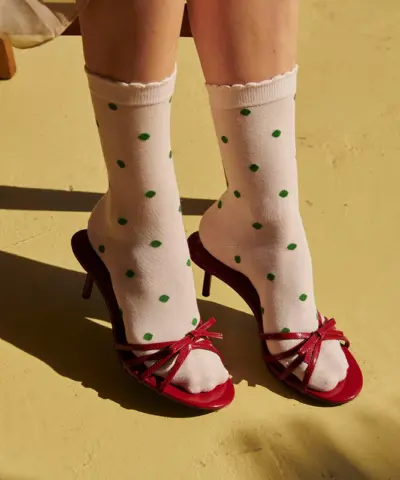 Alternative view of MP Denmark – Etta Socks - Pink Champagne