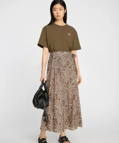 Alternative view of MUNTHE - Ubba Skirt - Print Animal