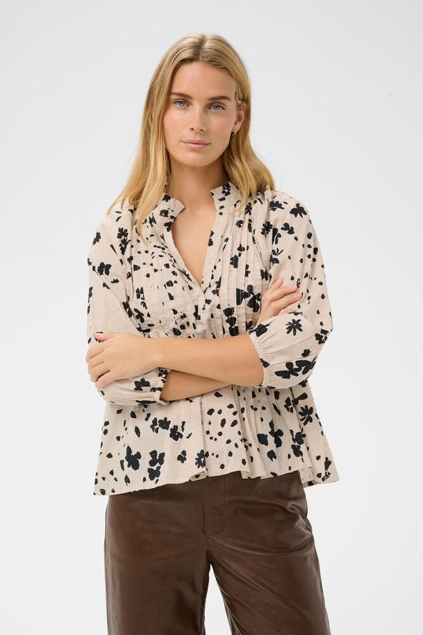 Part Two – AlettaPW BL Bluse - Flower Dot - Billede 2