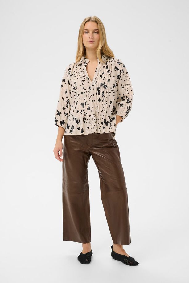 Part Two – AlettaPW BL Bluse - Flower Dot - Billede 3