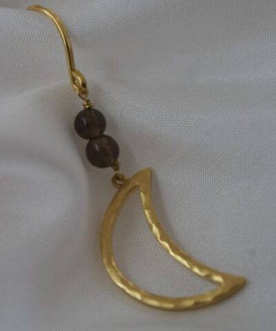 Alternative view of Stine A - Bella Moon Earring – Mocha 