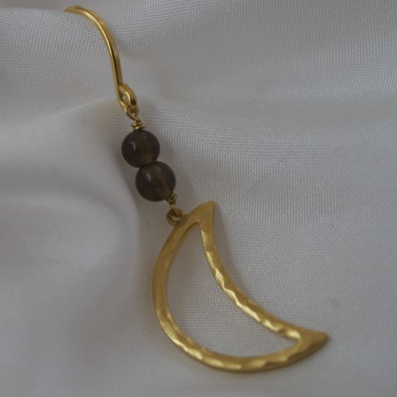 Stine A - Bella Moon Earring – Mocha - Billede 2