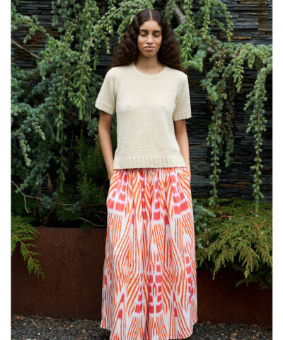 Alternative view of Rabens Saloner – Elka Towelling Knit T-shirt - Sand