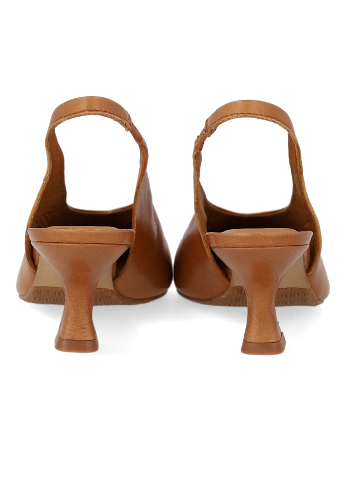 Angulus – Slingback Heeled Sandal – Tan - Billede 5