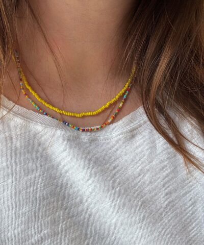 Alternative view of Annavii – Kala Halskæde - Gul