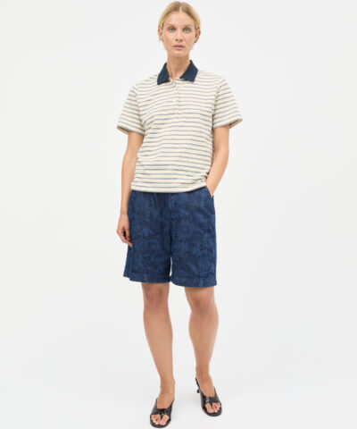 Alternative view of Mads Nørgaard - Light Terry Marlo Polo Tee