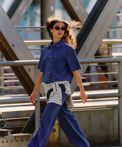 Alternative view of IVY – Malika Uta Oversize Shirt - Blue