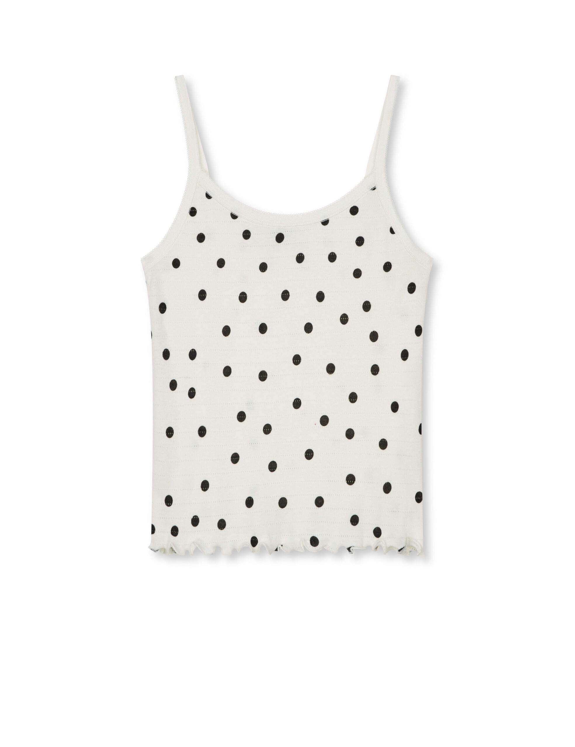Mads Nørgaard - Pointella Trilla Top – Dot AOP Vanilla Ice - Billede 5