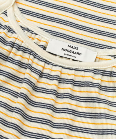 Alternative view of Mads Nørgaard - 2x2 Cotton Stripe Stine Kjole