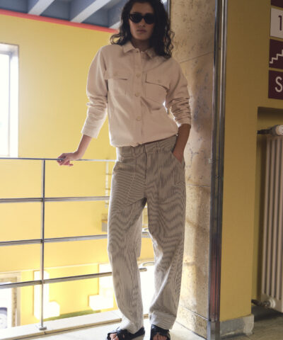 Alternative view of IVY ‑ Lulu Utility Pant – Black Sailor Stripe