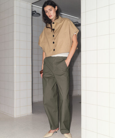 Alternative view of IVY ‑ Katee Barrel Pant – Olive
