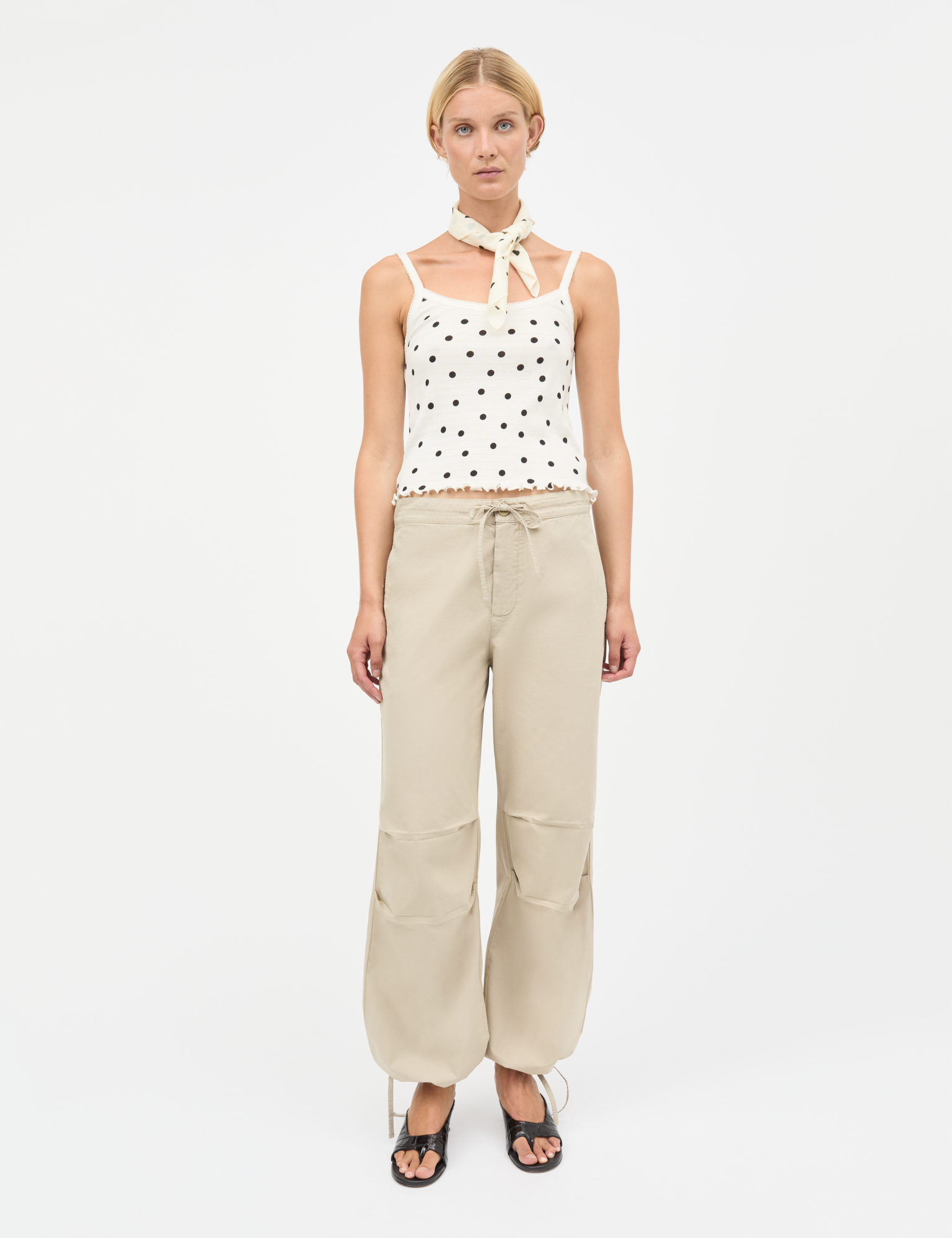 Mads Nørgaard - Pointella Trilla Top – Dot AOP Vanilla Ice - Billede 2