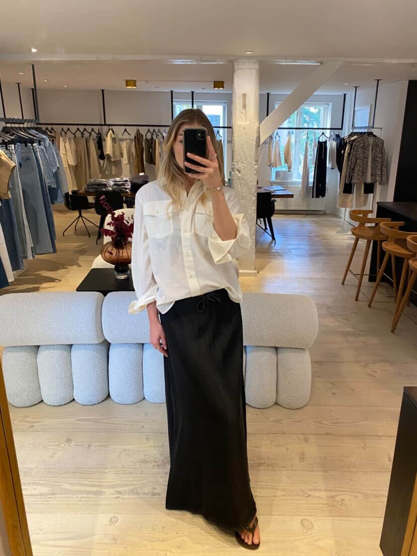 IVY – Queen Maxi Skirt – Dark Grey - Billede 2
