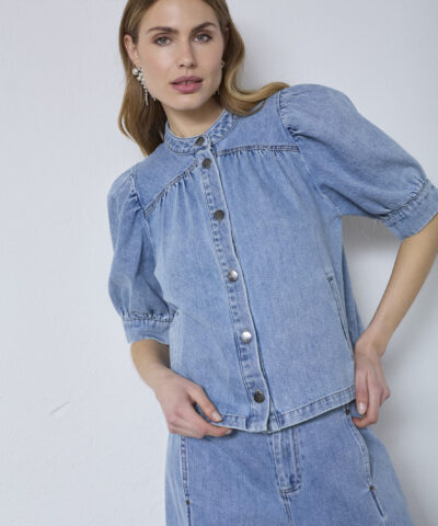 Alternative view of Co'Couture - AsjaCC Denim Blouse – Denim Blue