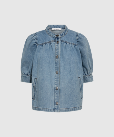 Co'Couture - AsjaCC Denim Blouse – Denim Blue