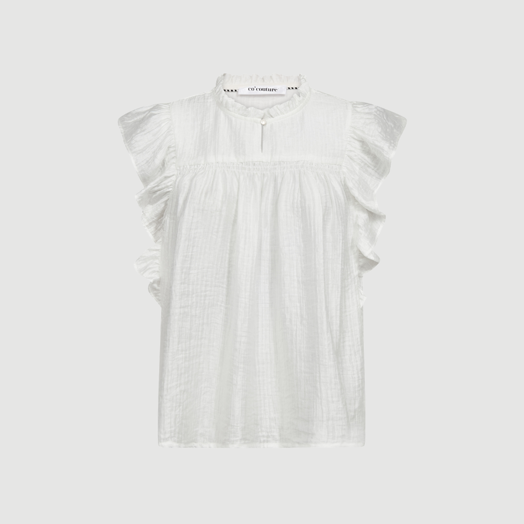 Co'Couture - TassyCC SS Top – White