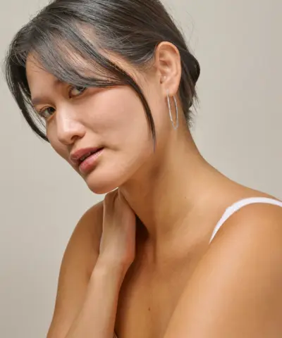 Alternative view of ENAMEL - Hoops Organic Arena Large - Sølv