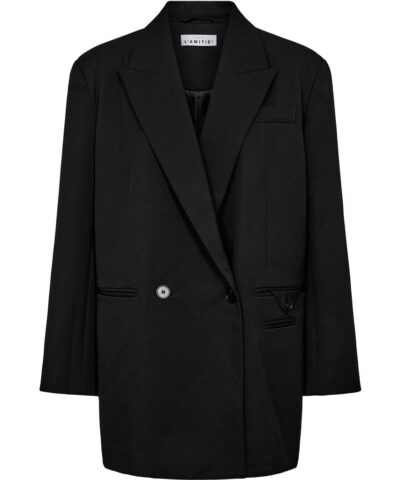 Alternative view of Haute L´amitie - Premiere Oversize Triangle Blazer – Black