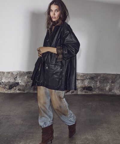 Alternative view of Haute L'Amitie - Oily Hunters Jacket - Black