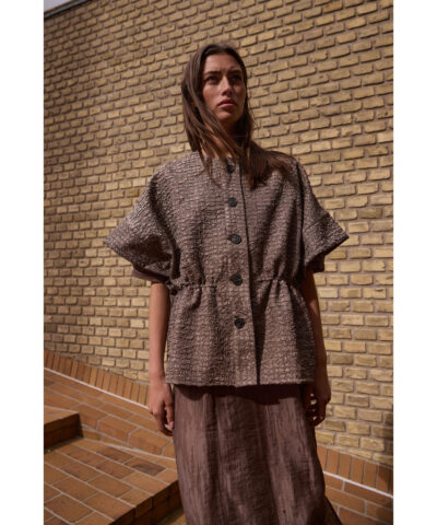 Alternative view of Heartmade - 508HM Binta Cape – Walnut