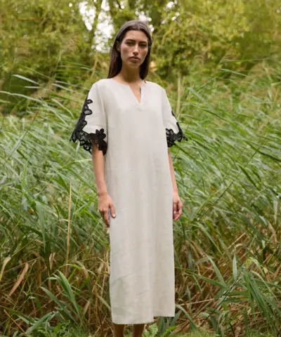 Alternative view of Heartmade - HMVelan Kjole – Natural