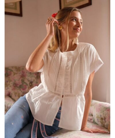 Alternative view of Lecoco - Melia Shirt - Hvid