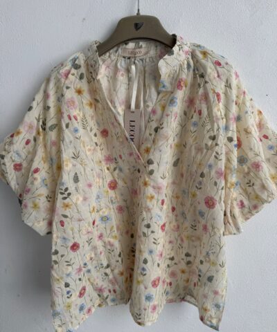 Alternative view of Lecoco - Paula Bluse – Off White Blomstret