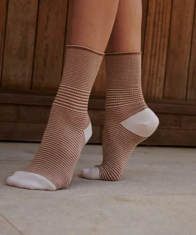 Alternative view of MP Denmark - Thilde Socks – Apple Cinnamon