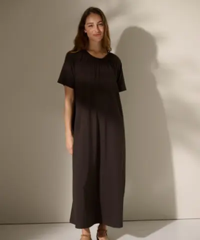 Alternative view of Moshi Moshi Mind - Rosie Dress – Dark Brown