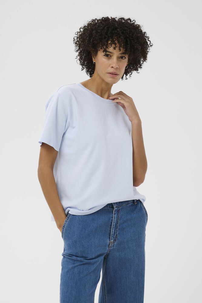 Part Two - AnnePW T‑shirt – Heather Blue - Billede 2
