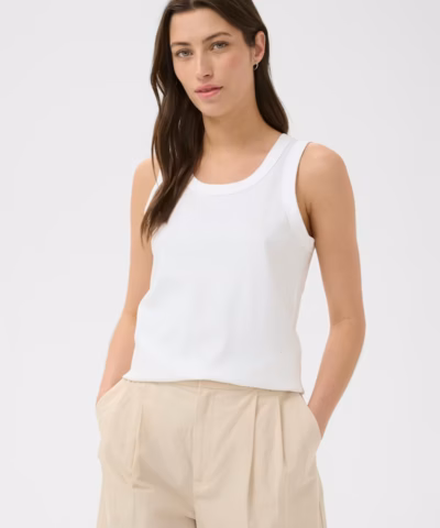 Alternative view of Part Two - BessyPW Top – Bright White