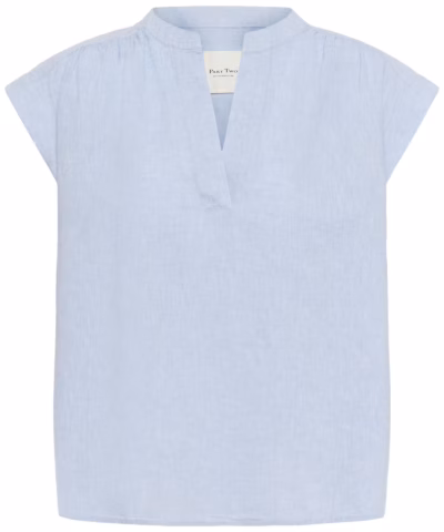 Alternative view of Part Two - BettinaPW Bluse – Light Blue Chambray