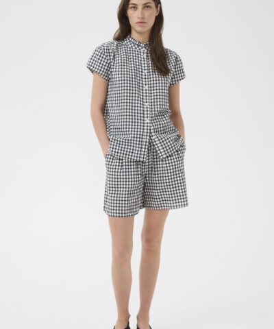 Alternative view of Part Two - BigiPW Shorts – Blue Check