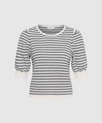 VaraianPW Pullover fra Part Two er en let strik i 100 % økologisk bomuld med korte ærmer og regular fit. En tidløs og komfortabel pullover, perfekt til hverdagsbrug og let lag‑på‑lag styling. Find VaraianPW Pullover hos Merci Give.