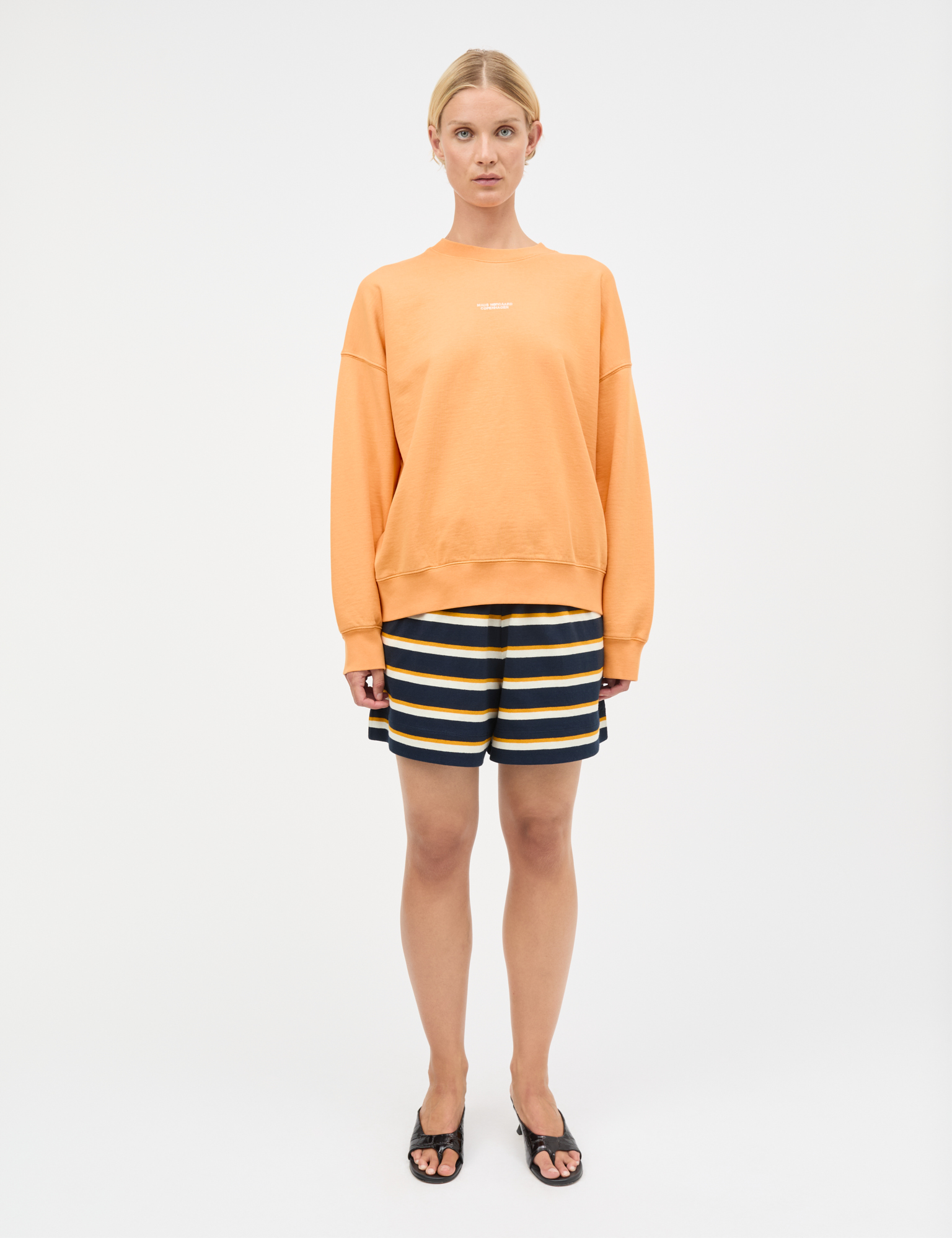 Mads Nørgaard - Compact Cotton Atli Sweatshirt – Zinnia - Billede 2