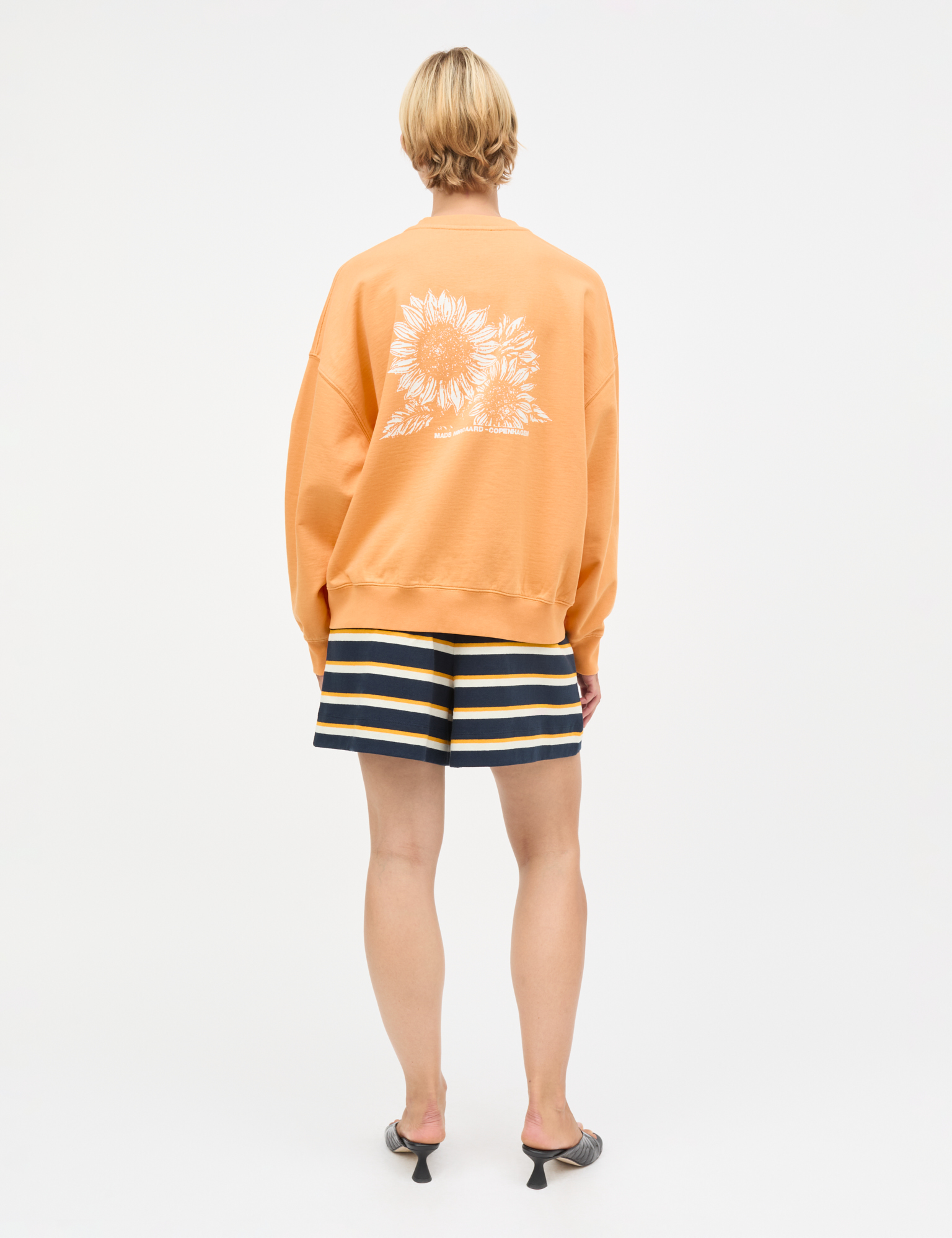 Mads Nørgaard - Compact Cotton Atli Sweatshirt – Zinnia - Billede 3