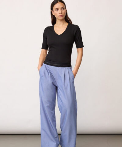 Alternative view of Co’Couture - TennyCC Logo Pant – Denim Blue