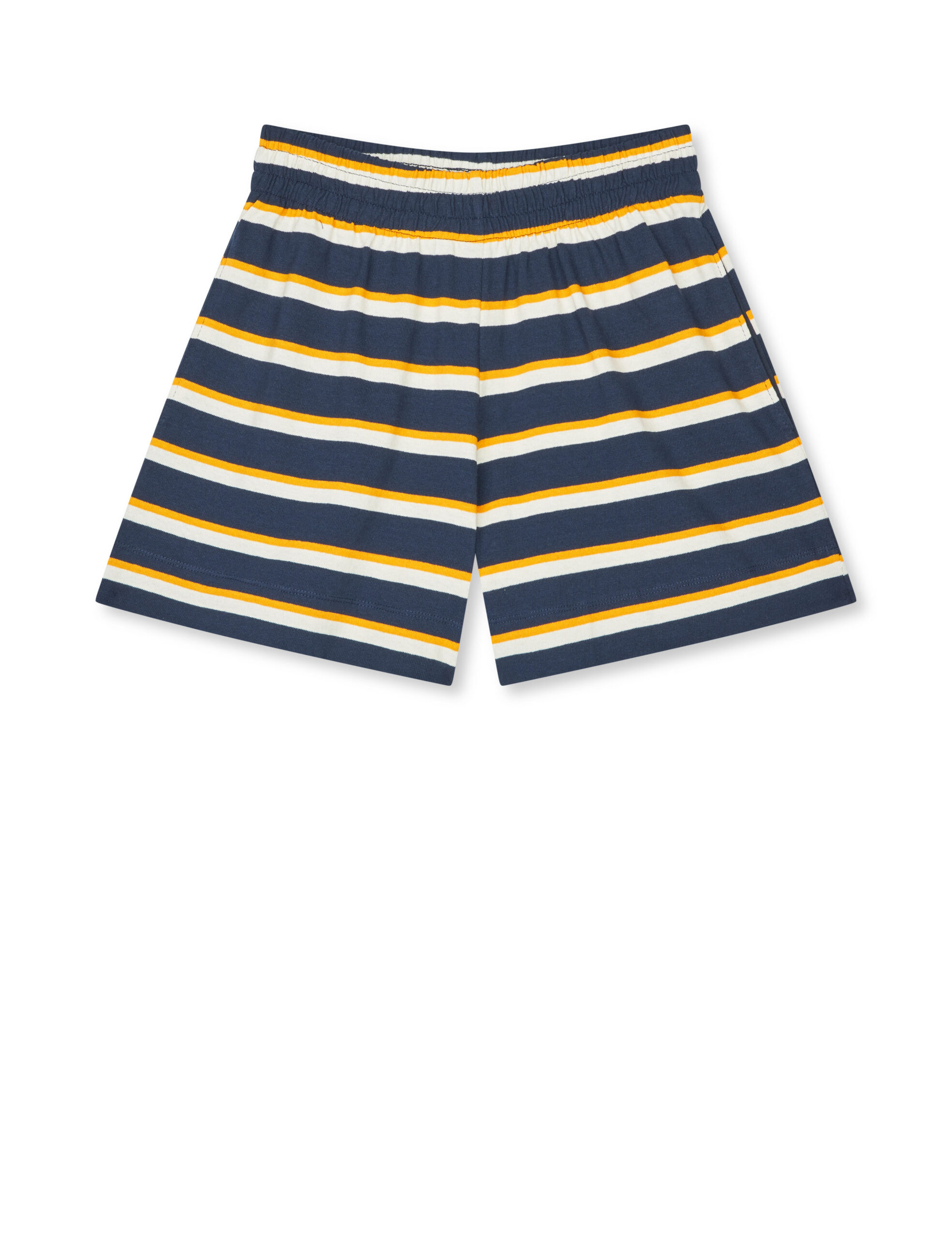 Mads Nørgaard - Pablo Kirsty Shorts – Navy / Hvid / Orange - Billede 3