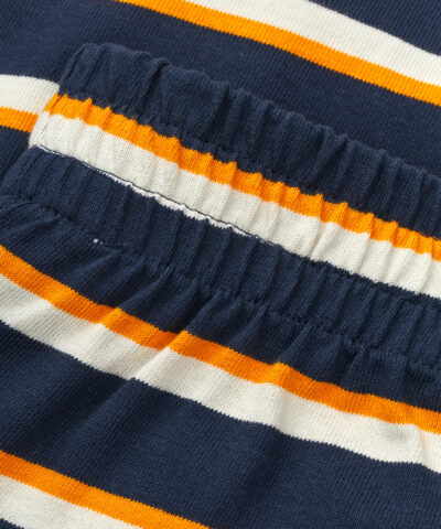 Alternative view of Mads Nørgaard - Pablo Kirsty Shorts – Navy / Hvid / Orange