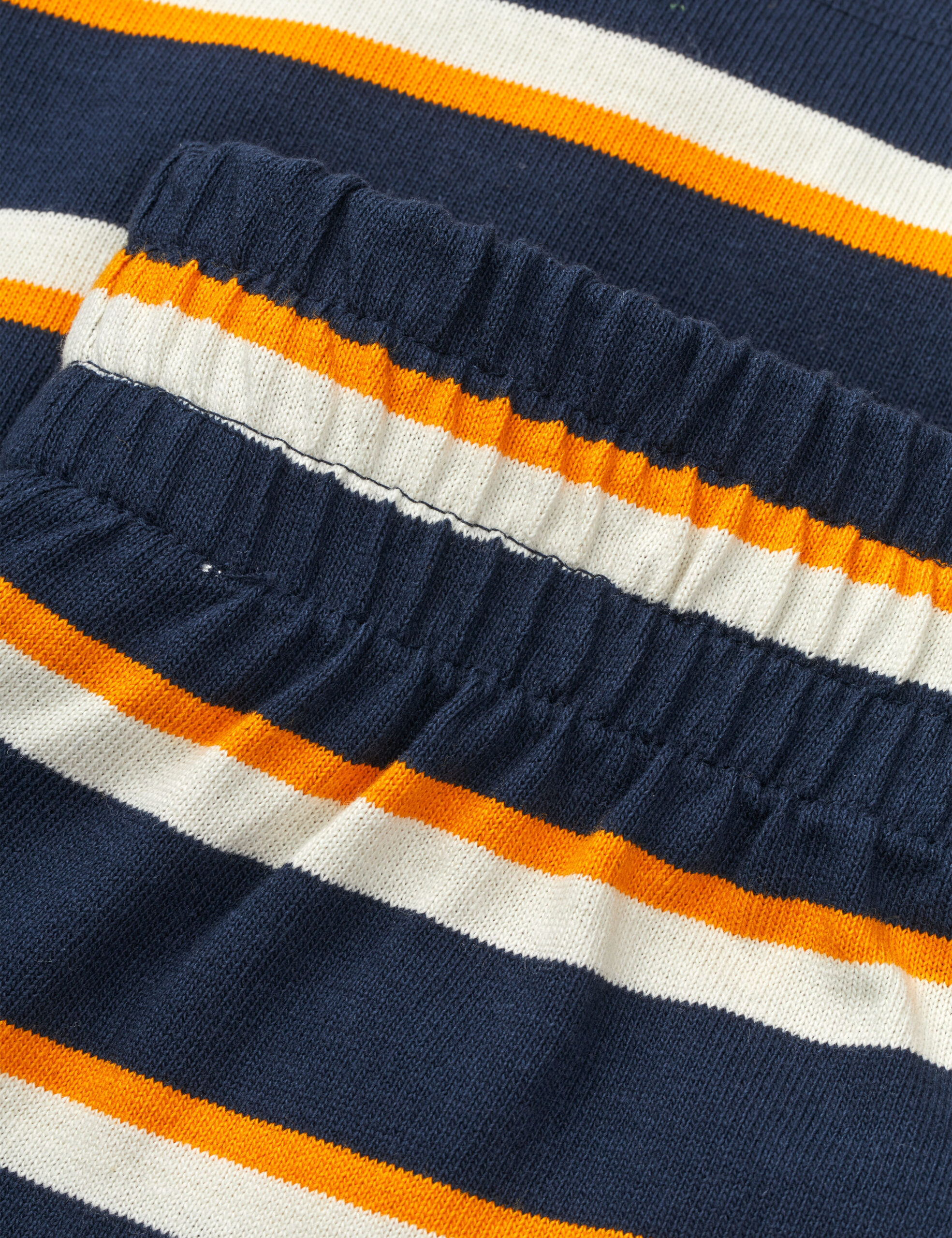 Mads Nørgaard - Pablo Kirsty Shorts – Navy / Hvid / Orange - Billede 2