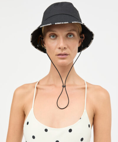 Alternative view of Mads Nørgaard - Sunny Line Bucket Hat – Jet Black