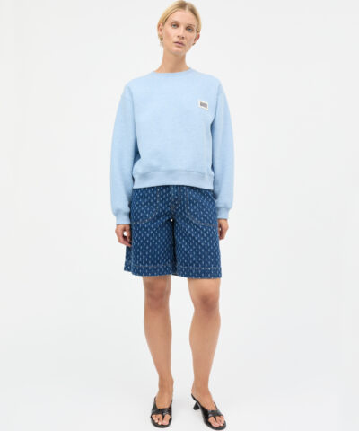 Alternative view of Mads Nørgaard - Standard Taylor Sweatshirt – Light Blue Melange