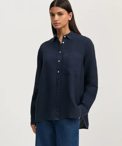 Alternative view of Aiayu - Lynette Linen – Navy