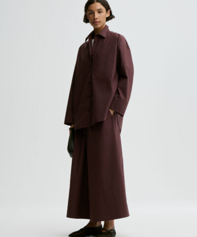 Alternative view of By Malene Birger - Derris Skjorte – Aubergine