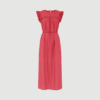 Stockholm Kjole fra FRAU i farven Garnet Rose er en feminin kjole i 100 % økologisk bomuld. Kjolen har en afslappet pasform, lange ærmer og et let fald, som gør den perfekt til både hverdag og afslappede outfits.
