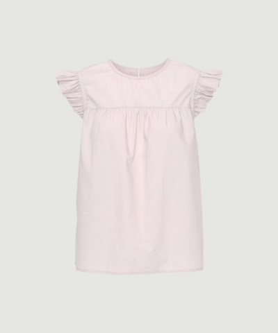Stockholm SL Top fra FRAU i Soft Pink er en ærmeløs top i 100 % økologisk bomuld med løs pasform. En feminin og enkel basisstyle, der er perfekt til både sommer og lag‑på‑lag styling.