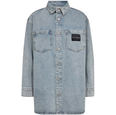 Alternative view of Haue L'Amitie - Miley Denim Shirt – Bleached Denim