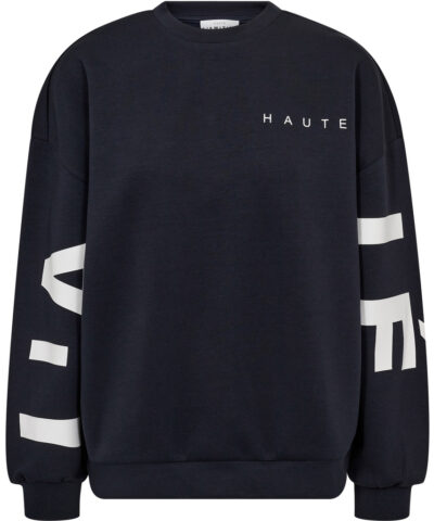 Alternative view of Haute L’Amitié - Maxi Split Logo Sweat – Navy