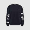 Maxi Split Logo Sweat i navy er en afslappet sweatshirt med grafisk logo og blød kvalitet. En stilren og komfortabel style, perfekt til hverdagsbrug.