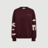 Maxi Split Logo Sweat i Wine er en afslappet sweatshirt med grafisk logo og blød kvalitet. En moderne og komfortabel style, perfekt til hverdagsbrug og casual outfits.